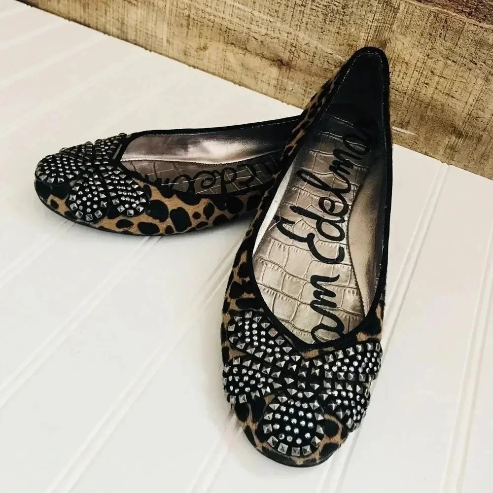 Sam Edelman Leopard Flats - Picture 7 of 8